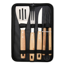 Kit Churrasco 4 Peças Personalizado Frete Grátis - Mínimo 10