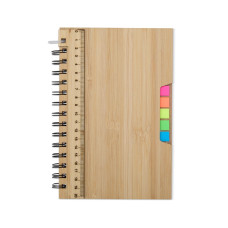 Caderno A5  14 x 21 cm Bambu Personalizado Frete Grátis - Mínimo 30