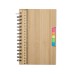 Caderno A5  14 x 21 cm Bambu Personalizado Frete Grátis - Mínimo 30