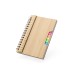 Caderno A5  14 x 21 cm Bambu Personalizado Frete Grátis - Mínimo 30