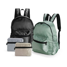  Mochila Dobrável em Poliéster 18 Litros Personalizada com Sua Logo