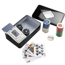 Kit Poker com 80 Fichas  Personalizado com sua Logo 