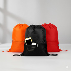 Mochila Saco Poliéster com sua Logo