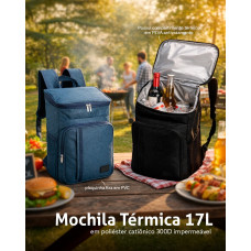 Mochila Térmica 17 Litros Personalizada com sua Logo 