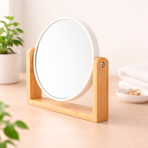 Espelho de Mesa Bambu - Mínimo 20 Espelho de Mesa Bambu - Mínimo 20