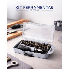 Kit de Ferramentas 37 Peças com Estojo Personalizado | Brindes Corporativos Profissionais