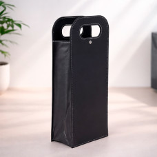 Porta-Vinho Duplo Couro Sintético - Mínimo 20