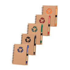 Caderno Ecológico com Caneta - Mínimo 20
