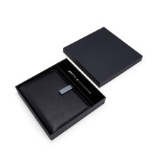 Kit Executivo Personalizado com Caderno Fichário A5 e Caneta | Brinde Corporativo Premium