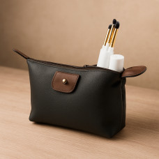 Nécessaire de Couro Sintético Personalizado Frete Grátis - Mínimo 100