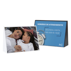 Expositor Porta Retrato A5 Personalizado Frete Grátis - Mínimo 50