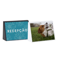 Expositor Porta Retrato A7 Personalizado Frete Grátis - Mínimo 100