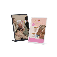 Expositor Porta Retrato A6 Personalizado Frete Grátis - Mínimo 50