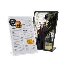 Expositor Porta Retrato A5 Personalizado Frete Grátis - Mínimo 50