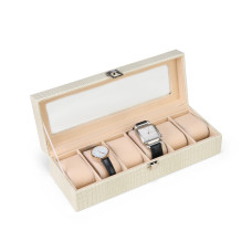 Porta-Relógios com 6 Divisórias Personalizado Frete Grátis - Mínimo 10