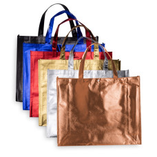 Sacola TNT Metalizada Personalizada Frete Grátis - Mínimo 100