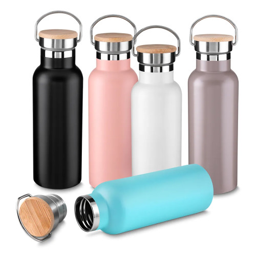 Garrafa Térmica Inox 500 ml Personalizada Frete Grátis - Mínimo 20 Garrafa Térmica Inox 500 ml Personalizada Frete Grátis - Mínimo 20