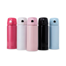 Garrafa Inox 400 ml Personalizada Frete Grátis - Mínimo 30