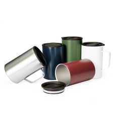 Caneca Inox Térmica 350 ml Personalizada Frete Grátis - Mínimo 30