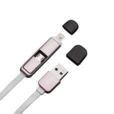 Cabo de Dados USB Personalizado Frete Grátis - Mínimo 100