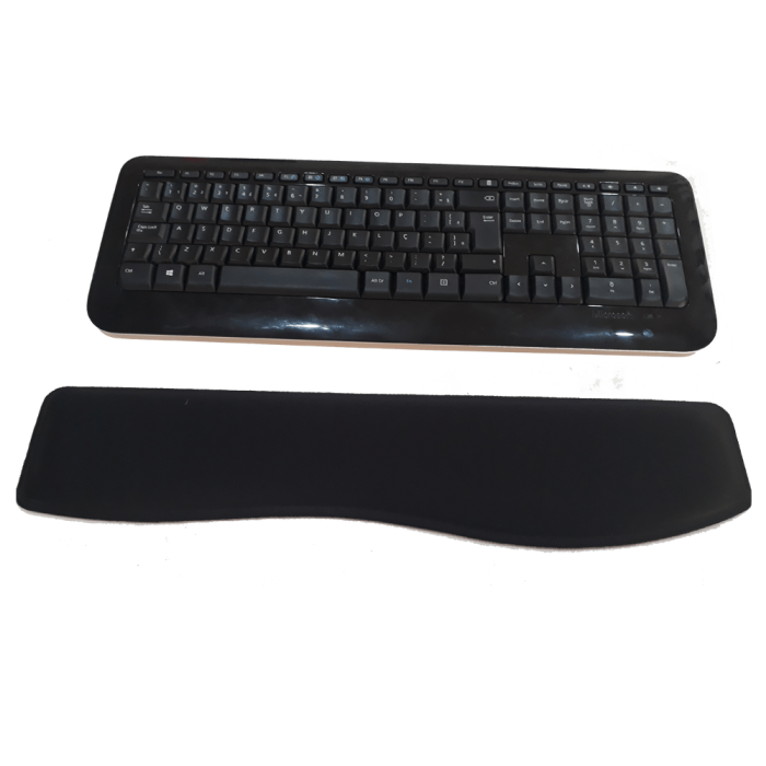 Apoio de Teclado Ergonômico  Preto sem Personalização - Frete Grátis - Mínimo 10