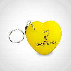 Chaveiro de Coração Anti-stress Personalizado Frete Grátis - Mínimo 500
