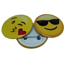 Botton 4,5 cm Redondo Personalizado Frete Grátis - Mínimo 50