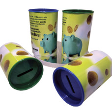 Cofrinho De Pvc Plástico Personalizado Frete Grátis - Mínimo 200