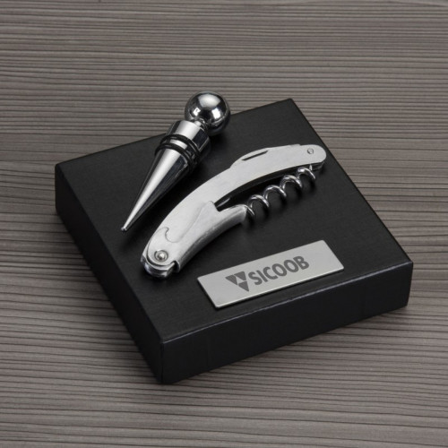 Kit Vinho 2 Peças Personalizado Frete Grátis - Mínimo 30 Kit Vinho 2 Peças Personalizado Frete Grátis - Mínimo 30