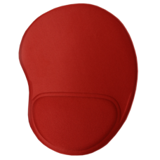 Mouse Pad Ergonômico com apoio Vermelho - mínimo de 10 unidades Frete Grátis