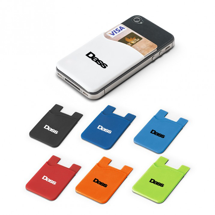 Adesivo Porta Cartão de Silicone para Celular Personalizado Frete Grátis - Mínimo 150