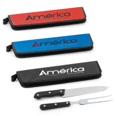 Kit churrasco 2 peças Personalizado Frete Grátis - Mínimo 25