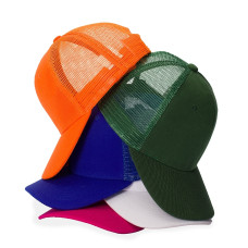 Boné Poliéster Aba Curva com Tela Personalizado Frete Grátis - Mínimo 50