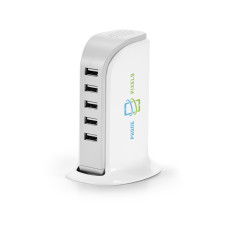 Estação de carregamento USB Personalizada Frete Grátis - Mínimo 10