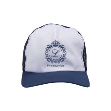 Boné branco com tela e aba colorido Personalizado Frete Grátis - Mínimo 20 