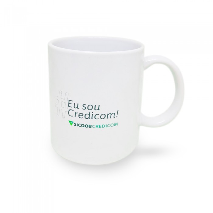 Caneca de Cerâmica 300 ml Personalizada Frete Grátis - Mínimo 50