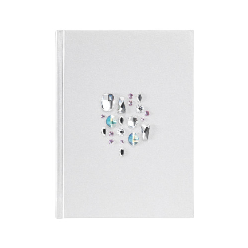 Caderno Capa Dura 120 FL Swarovski Sem Personalização Frete Grátis Caderno Capa Dura 120 FL Swarovski Sem Personalização Frete Grátis