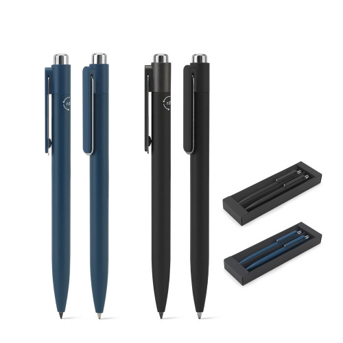 Esferográfica e Caneta sem Tinta, Ambas em Alumínio 94% Reciclado Personalizadas Frete Grátis - Mínimo 20 Esferográfica e Caneta sem Tinta, Ambas em Alumínio 94% Reciclado Personalizadas Frete Grátis - Mínimo 20