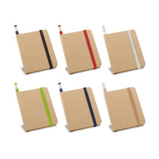 Caderno A7 de Capa Rígida em Papel com 140 Páginas lisas Personalizado Frete Grátis - Mínimo 100