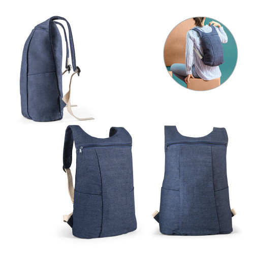Mochila em Denim Personalizada Frete Grátis - Mínimo 15 Mochila em Denim Personalizada Frete Grátis - Mínimo 15