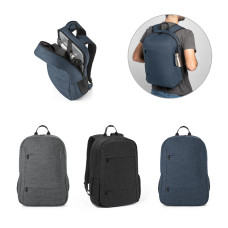 Mochila para Notebook 15,6" Poliéster Reciclado Personalizada Frete Grátis - Mínimo 5