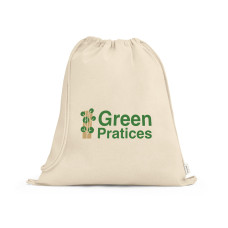 Sacochila Algodão Reciclado Personalizada Frete Grátis - Mínimo 50