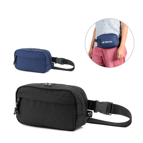 Pochete em 600D Poliéster Reciclado Personalizada Frete Grátis - Mínimo 20 Pochete em 600D Poliéster Reciclado Personalizada Frete Grátis - Mínimo 20