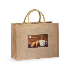  Sacola de Juta Personalizada Frete Grátis - Mínimo 20