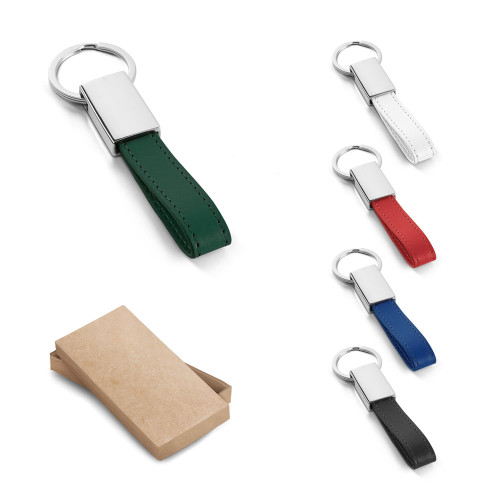 Chaveiro Metal Couro Sintético Personalizado Frete Grátis - Mínimo 30 Chaveiro Metal Couro Sintético Personalizado Frete Grátis - Mínimo 30