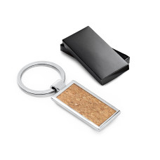 Chaveiro Metal e Camurça Personalizado Frete Grátis - Mínimo 100