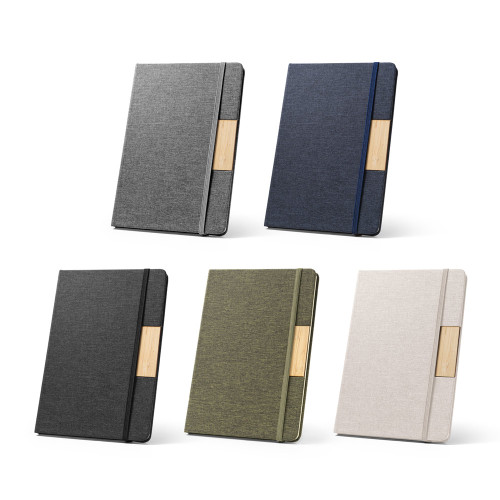 Caderno A5 Poliéster Reciclado 80 fl Personalizado Frete Grátis - Mínimo 30 Caderno A5 Poliéster Reciclado 80 fl Personalizado Frete Grátis - Mínimo 30