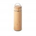 Squeeze Térmico em Bambu e Aço Inox 440 Ml Personalizado Frete Grátis - Mínimo 10