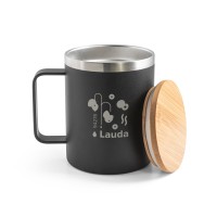 LAUDA. Copo em aço inox (90% reciclado) com t...