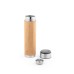 Garrafa Térmica Inox e Bambu Termómetro 430 ml Personalizada Frete Grátis  - Mínimo 10